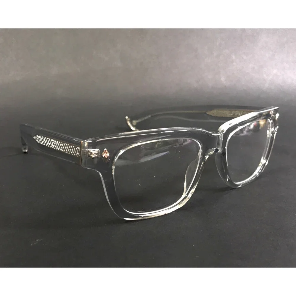 GLCO x Officine Générale Eyeglasses Frames LLG 4837 Transparent Grey 50-20-148